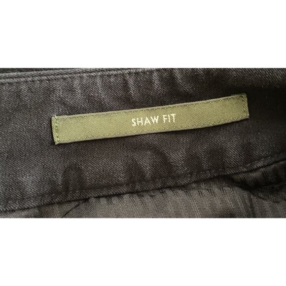 Eddie Bauer Womens Shaw Fit Faded Black‎ Straight Leg Chino Pants Size 8 Casual - Picture 6 of 7